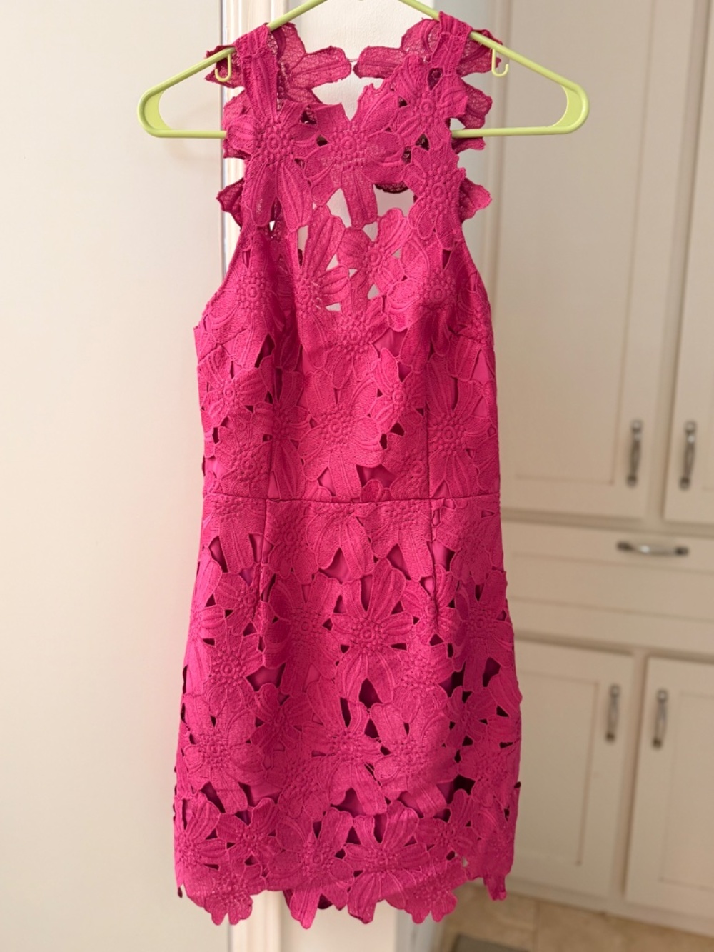 FREE PEOPLE JESSA FLORAL LACE MINI DRESS X SAYLOR - Picture 4 of 12